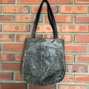 Gia made in Italy python bag real snake leather excellent condition green brwn b